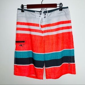 *4 for $25* O'neill Men's Striped Board Short Swim Trunks Men's size 30